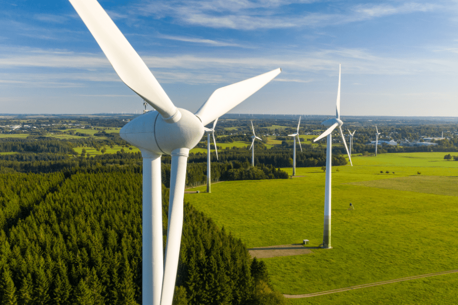 Energía Renovable en molinos de viento para un mejor Futuro Sostenible